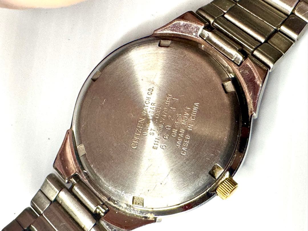 CITIZEN エコドライブ FRA59-2203 シルバー ソーラー