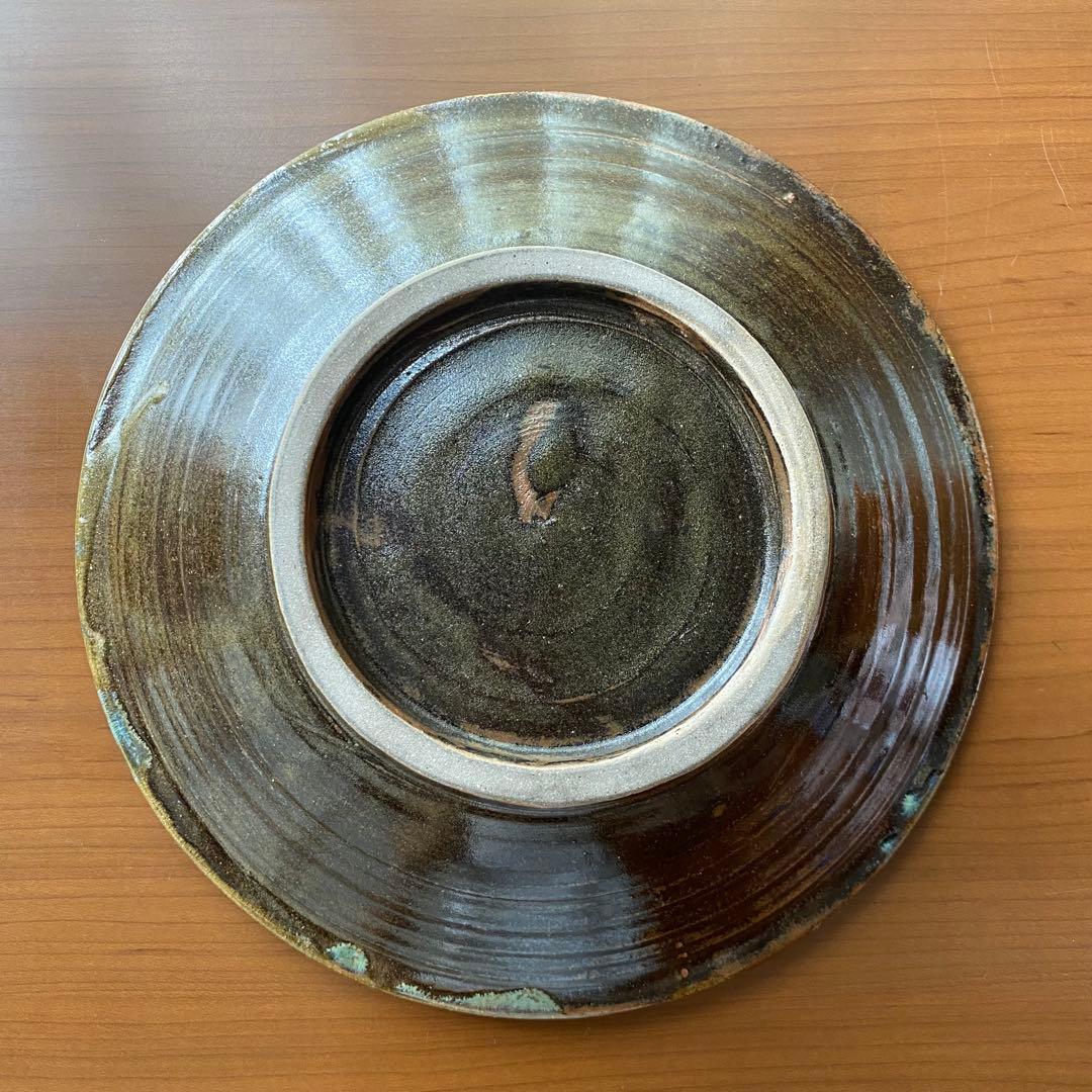 【読谷山焼北窯 】　やちむんの里　鉢　大皿　25cm