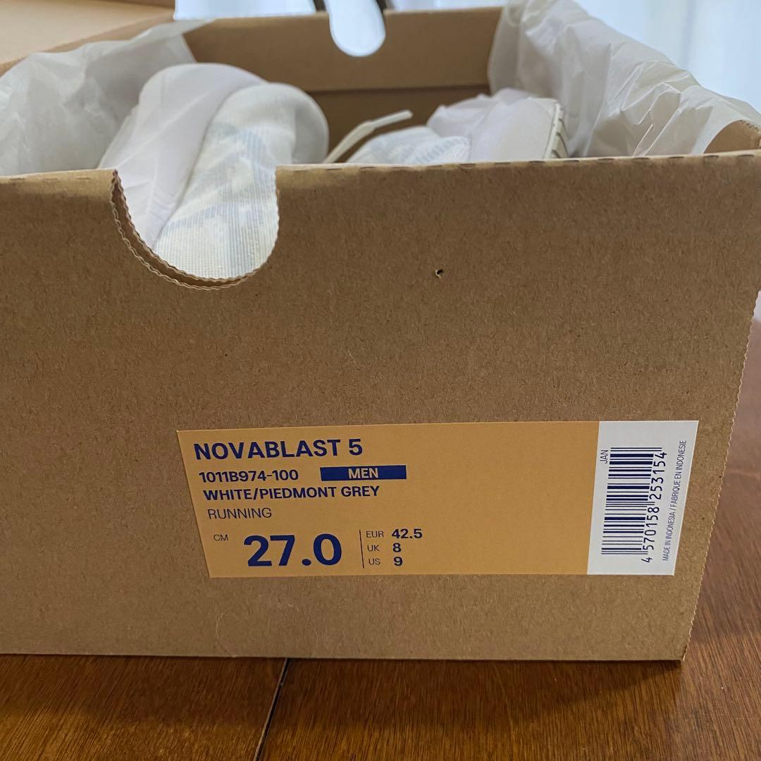 アシックス NOVABLAST 5 27.0cm ノヴァブラスト5