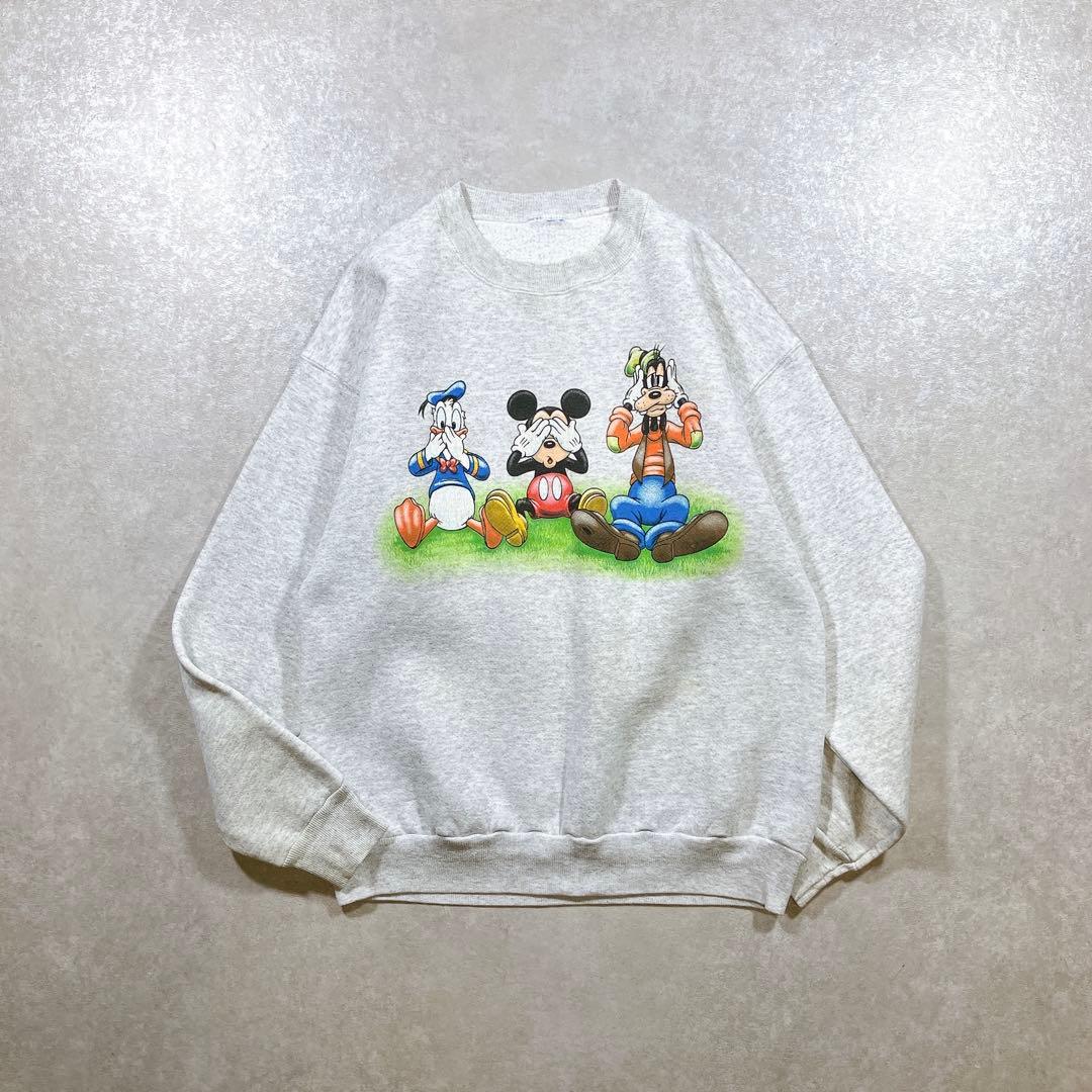 【激レア】90s Disney 見ざる言わざる聞かざる スウェット ヴィンテージ