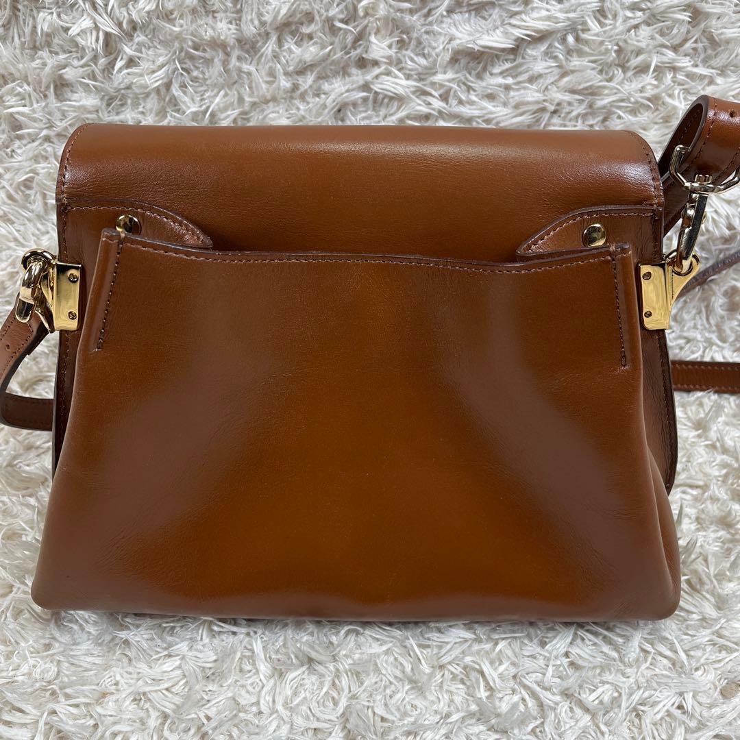 Her Schedule バースケジュール レザー ショルダーバッグ ブラウン