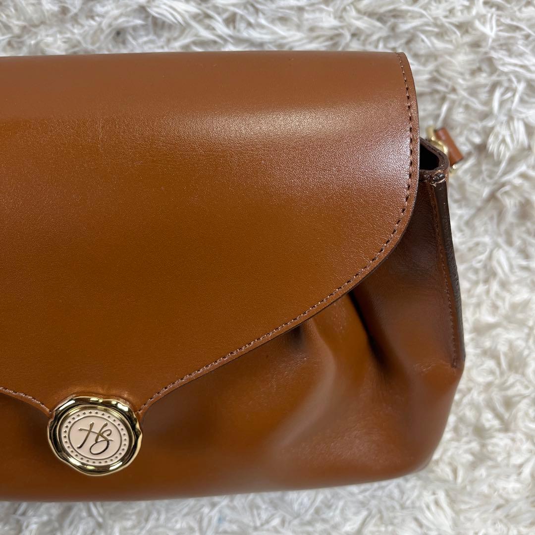 Her Schedule バースケジュール レザー ショルダーバッグ ブラウン