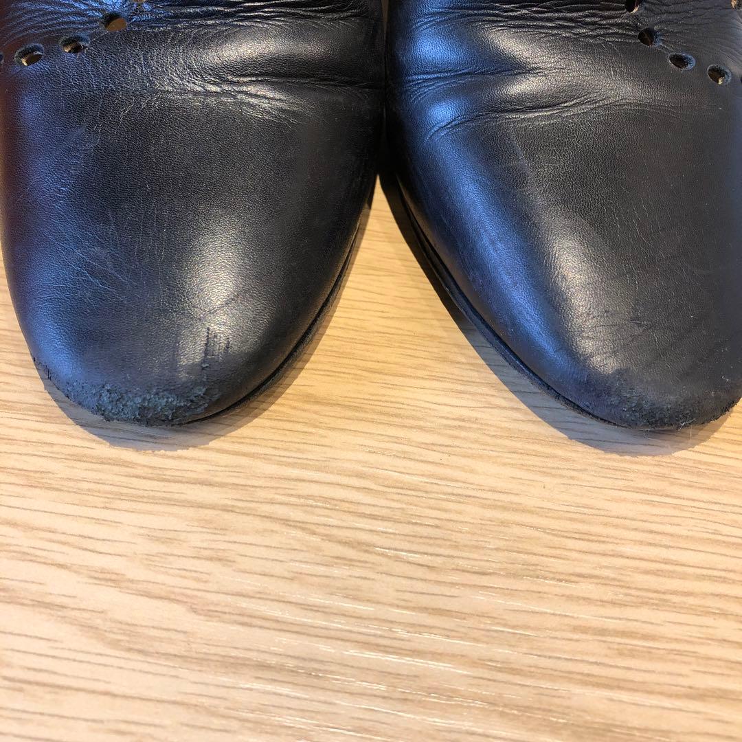 エルメス ミュール レザー ブラック サイズ35 エヴリン レディース ヒール