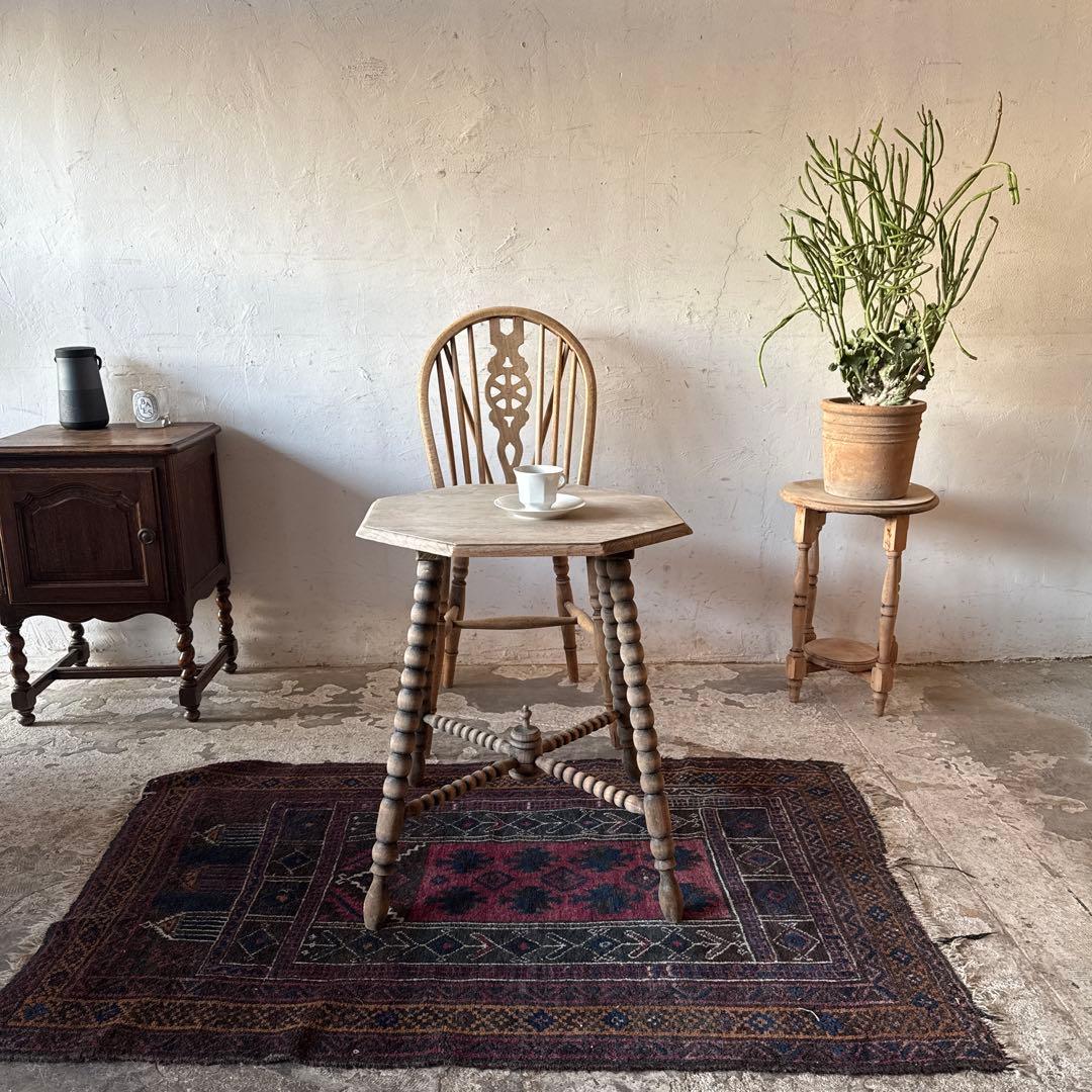 ビンテージ 八角形サイドテーブル ローテーブル　コーヒーテーブル