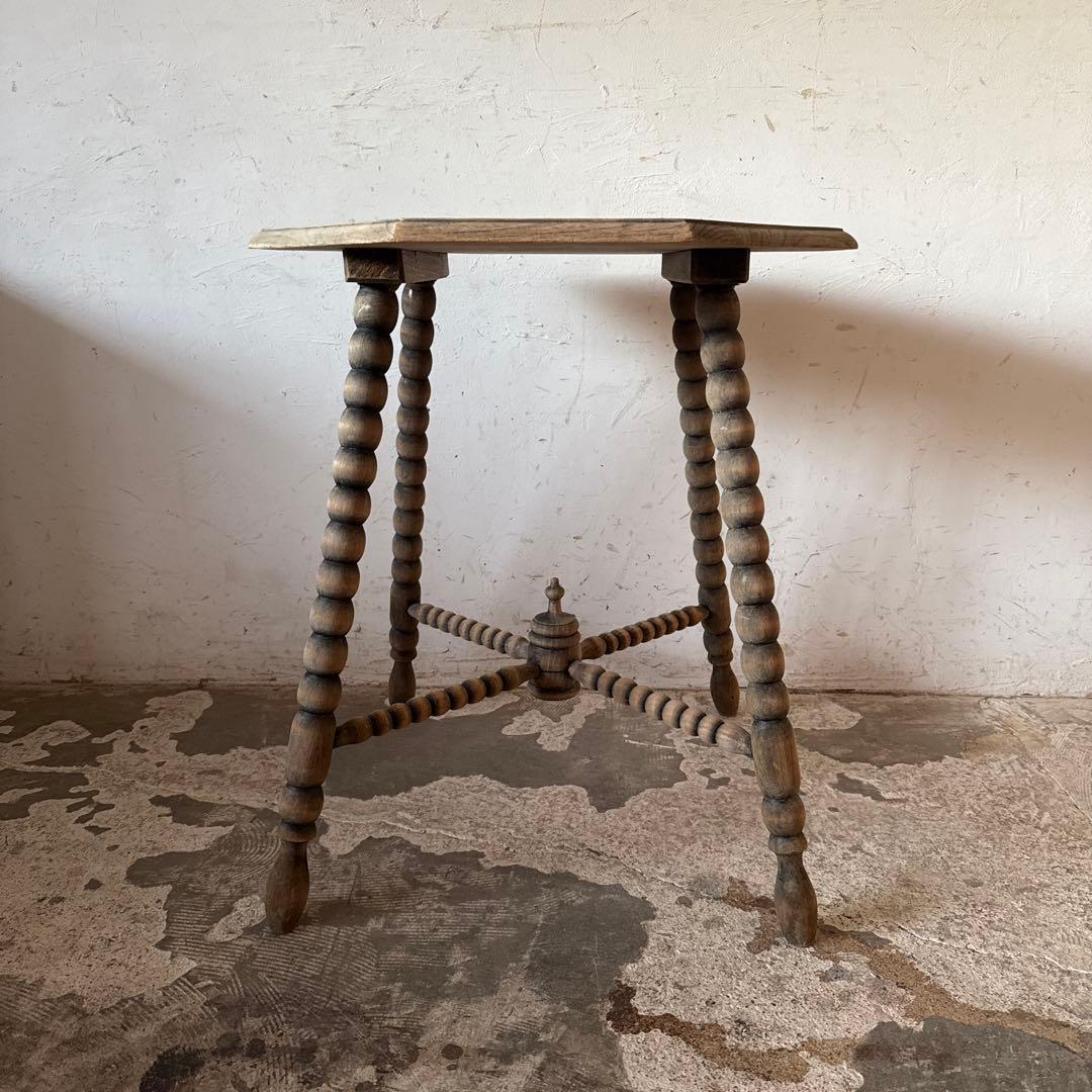 ビンテージ 八角形サイドテーブル ローテーブル　コーヒーテーブル