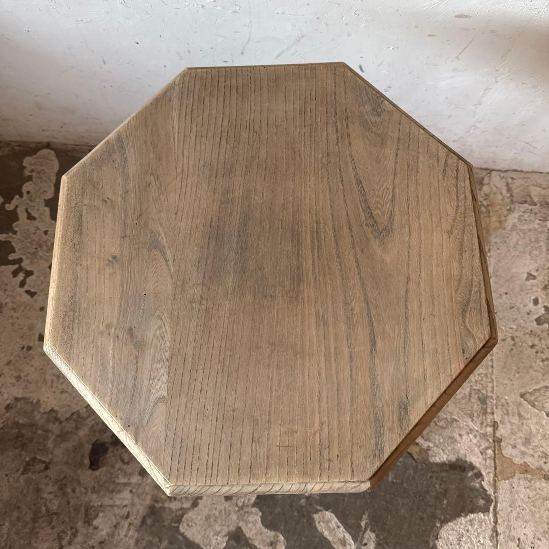 ビンテージ 八角形サイドテーブル ローテーブル　コーヒーテーブル