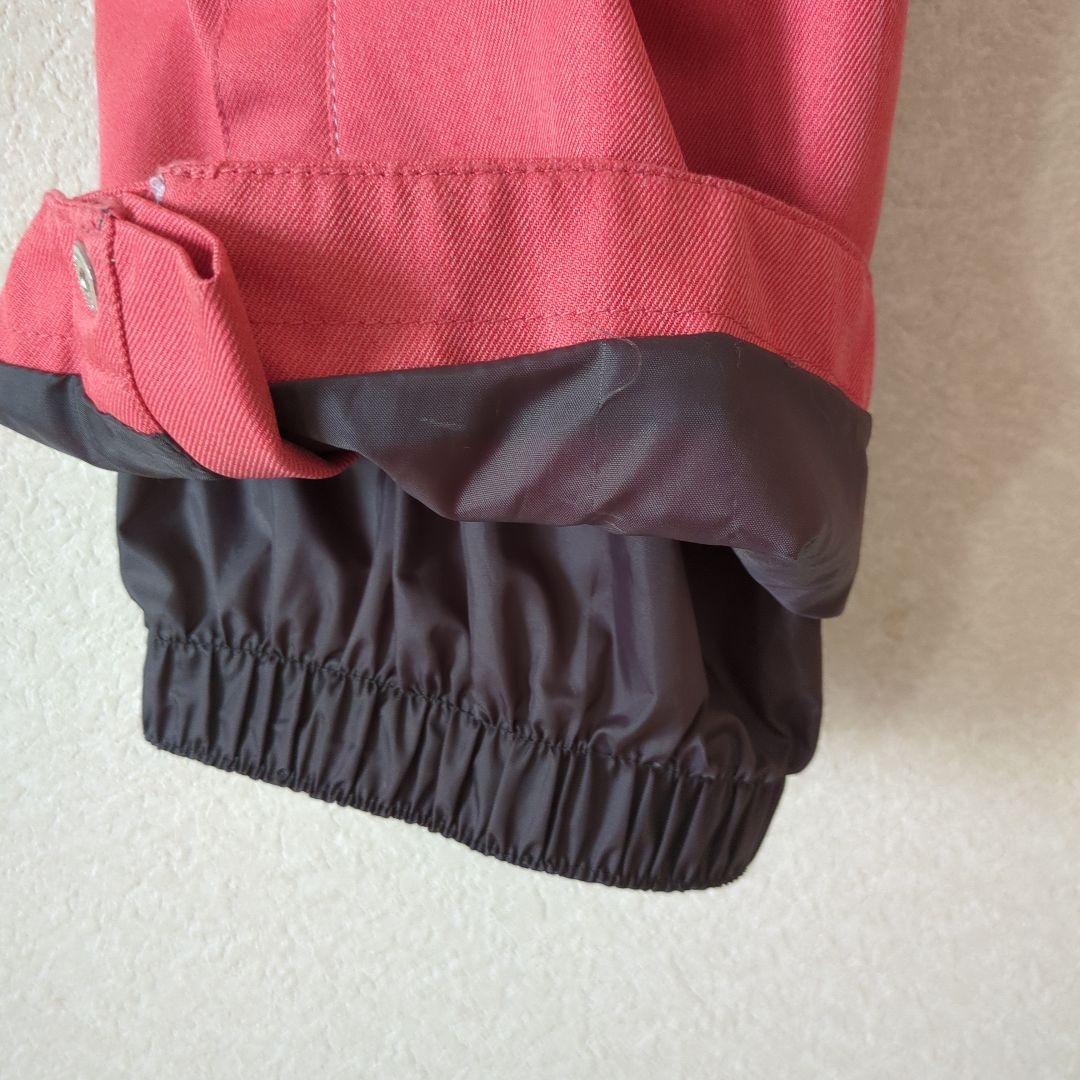 赤いスノーボードパンツ 女性用　　スキーウェアのセット