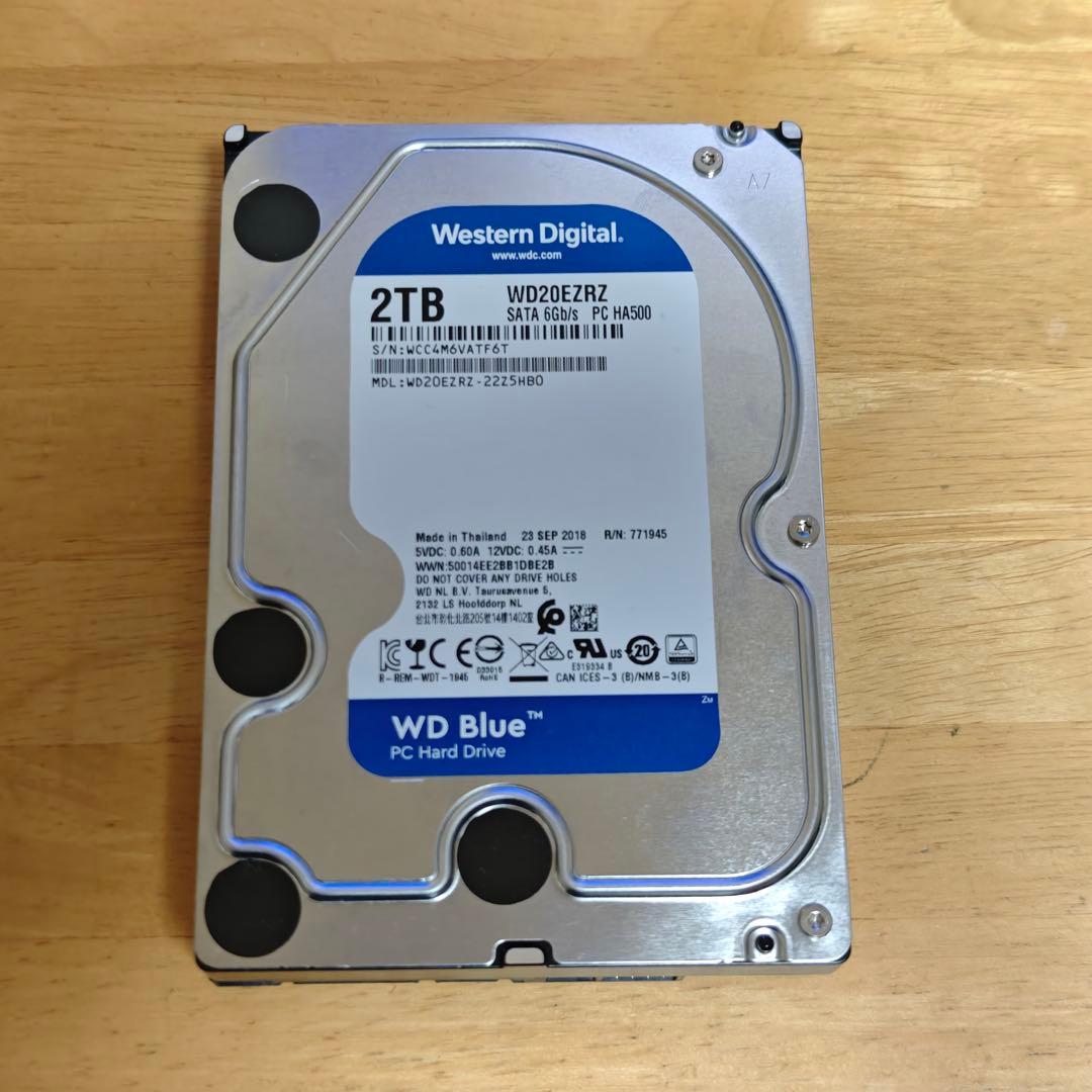 3.5インチ HDD WD 2TB 2個