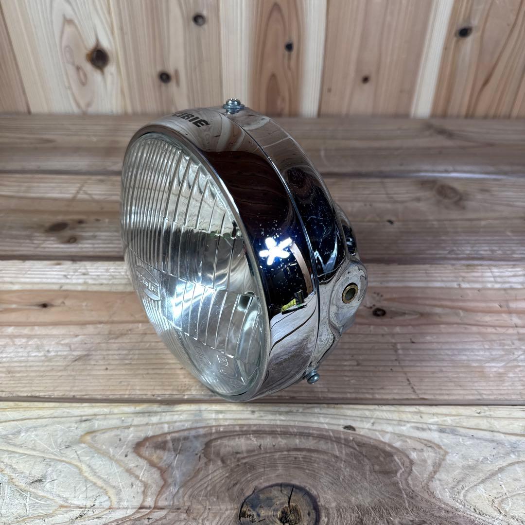 【希少当時物】CIBIE シビエ　ヘッドライト　180パイ　メッキケース　ロゴ有