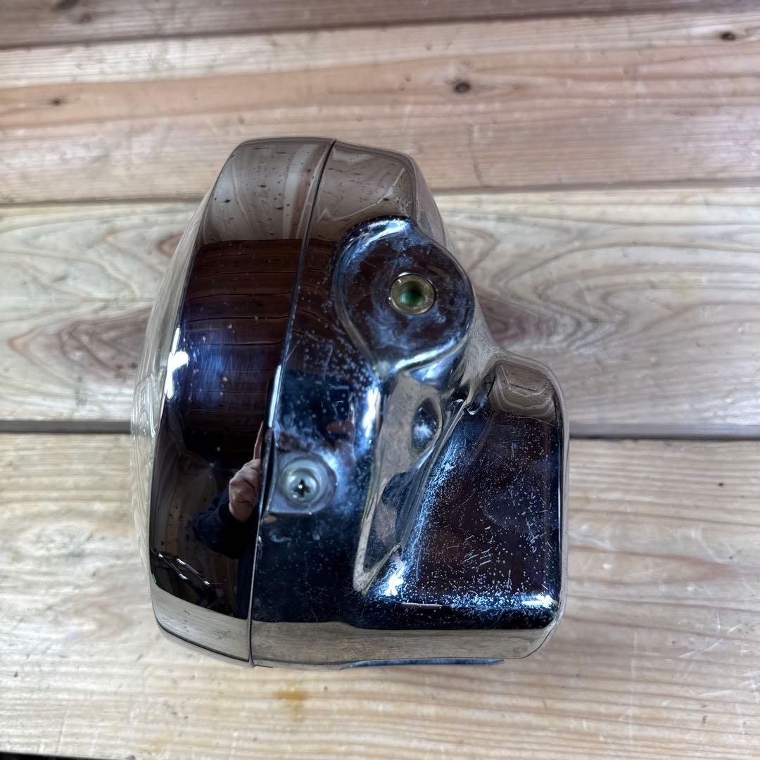 【希少当時物】CIBIE シビエ　ヘッドライト　180パイ　メッキケース　ロゴ有