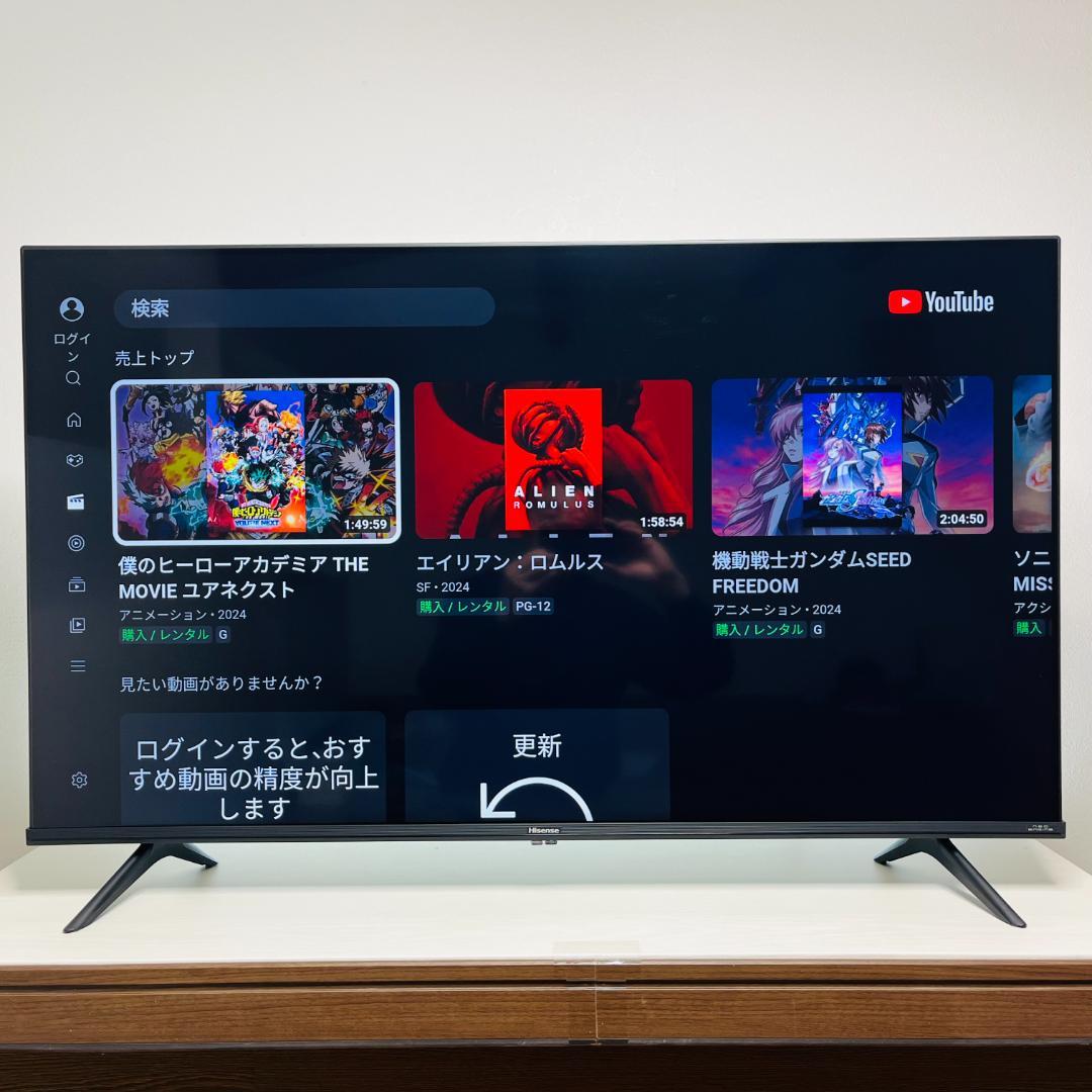 suyan 4K薄型液晶テレビ 43Ｖ型＜Hisense＞43E65G