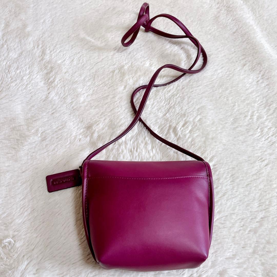 極美品 COACH コーチ 百貨店限定モデル ターンロック ショルダーバッグ