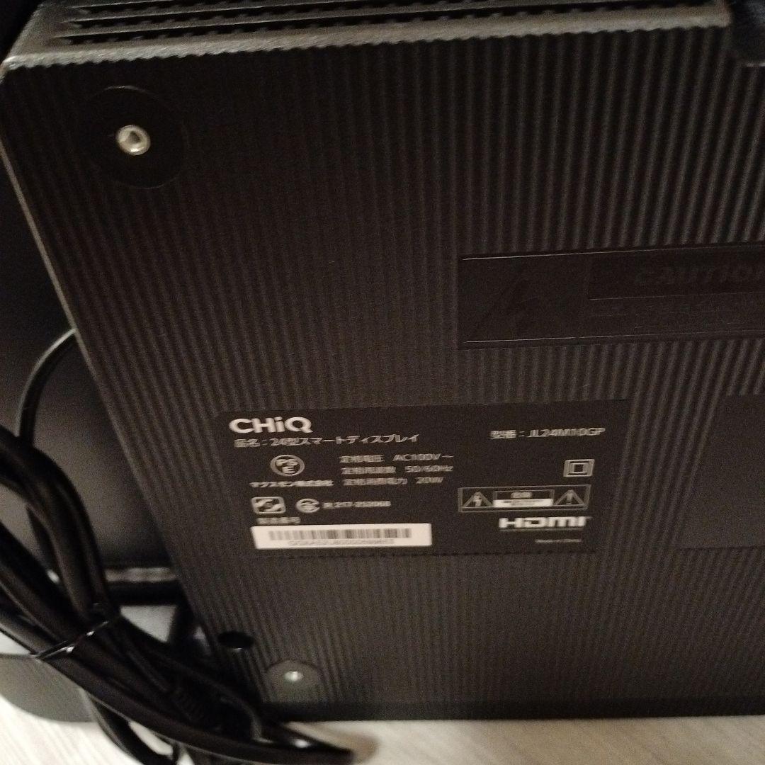 タイムセール・チューナーレスChiQ 24インチ液晶テレビ JL24M10GP