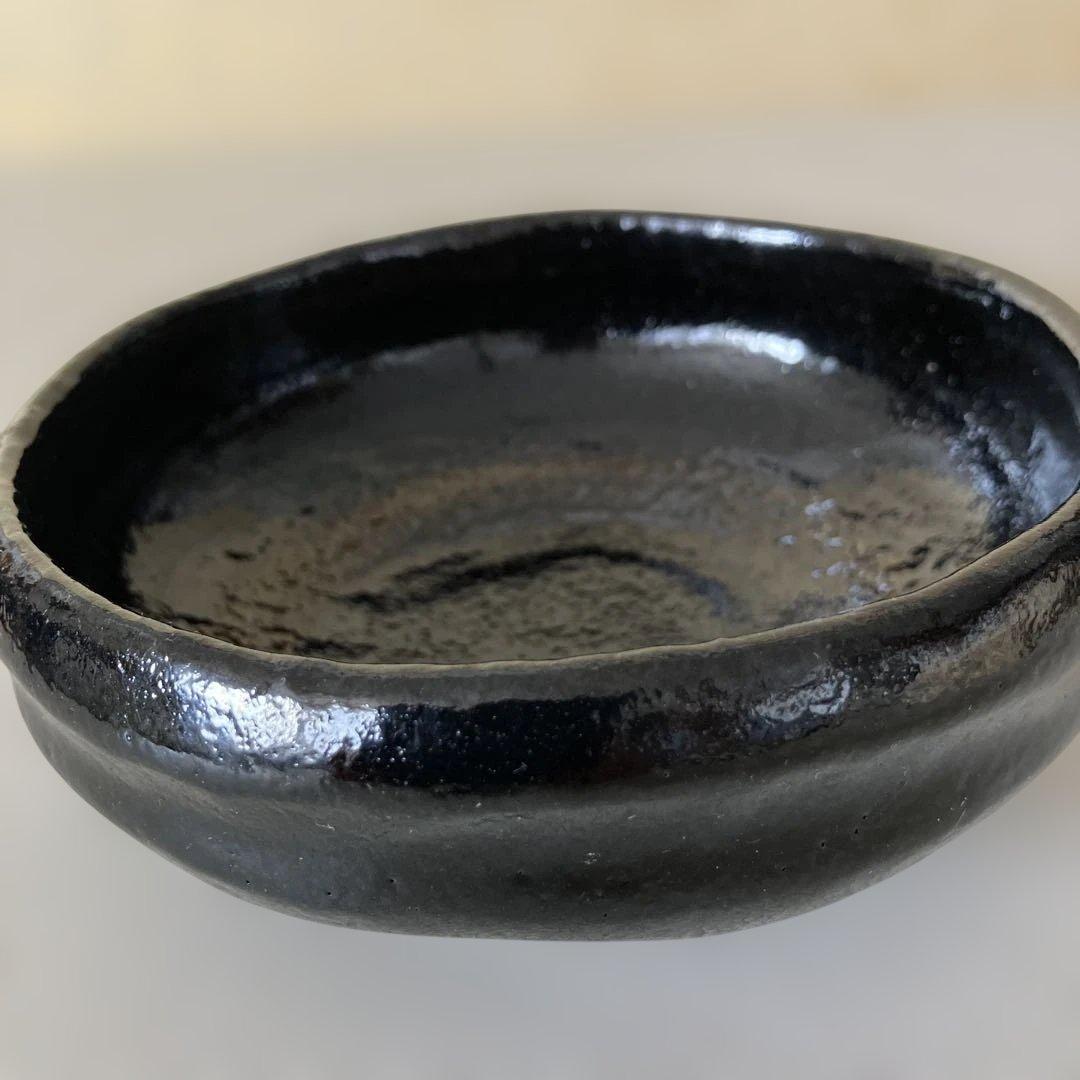 茶道具 黒楽 平茶碗 和楽 箱無