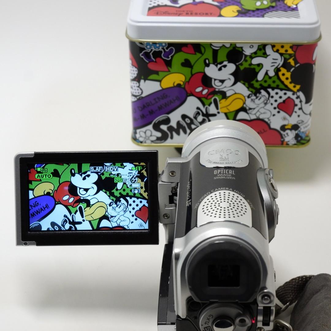 miniDVハイビジョンビデオカメラ iVIS HV10 + PC読込みケーブル