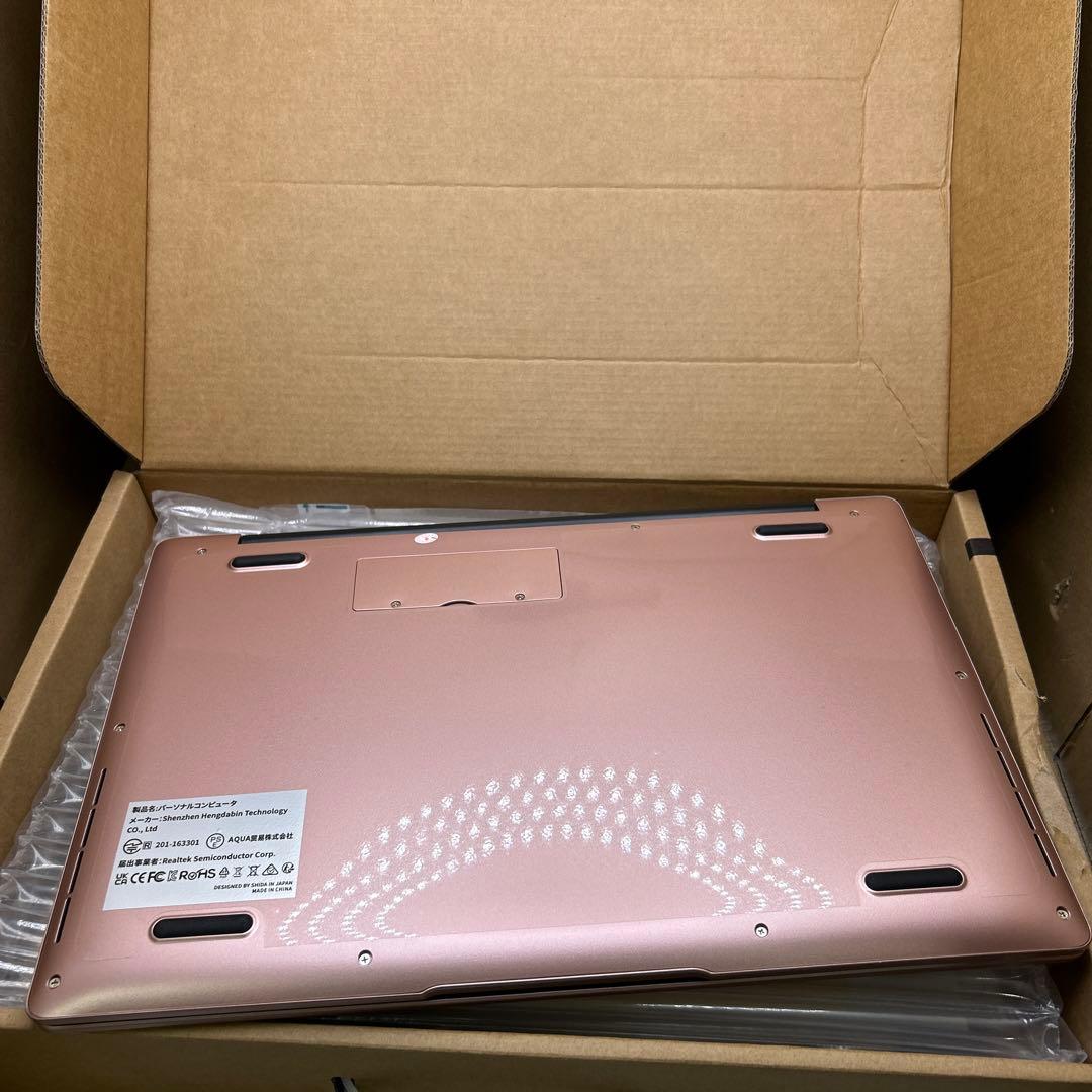ESBOOKノートパソコン　14インチ　256G SSD, ローズゴールド