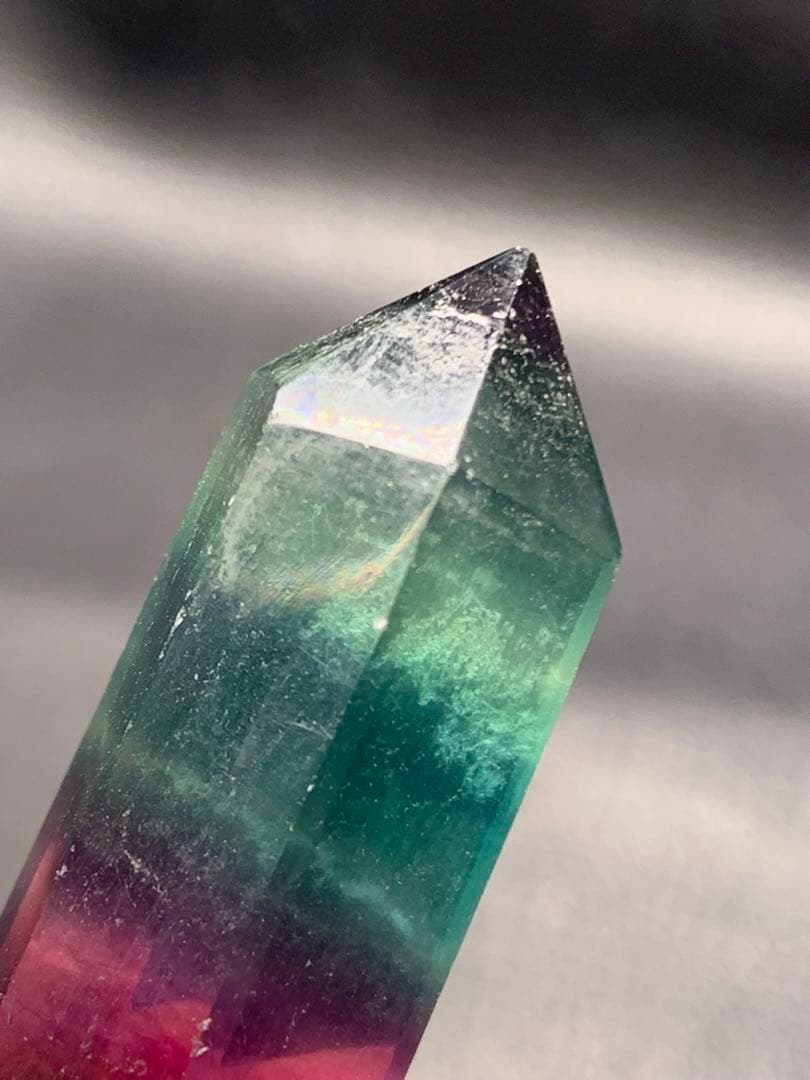 082793  天然フローライト六角柱