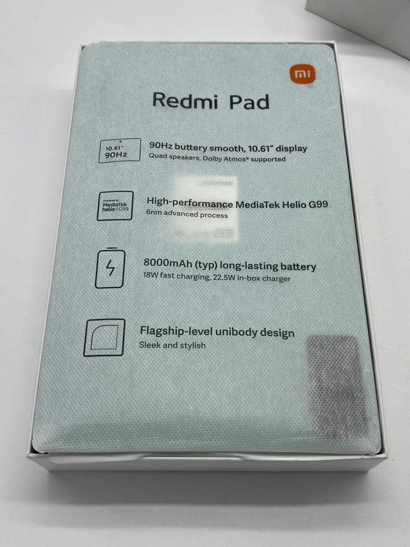 Androidタブレット本体 Xiaomi Redmi Pad Mint Green 4GB+128GB
