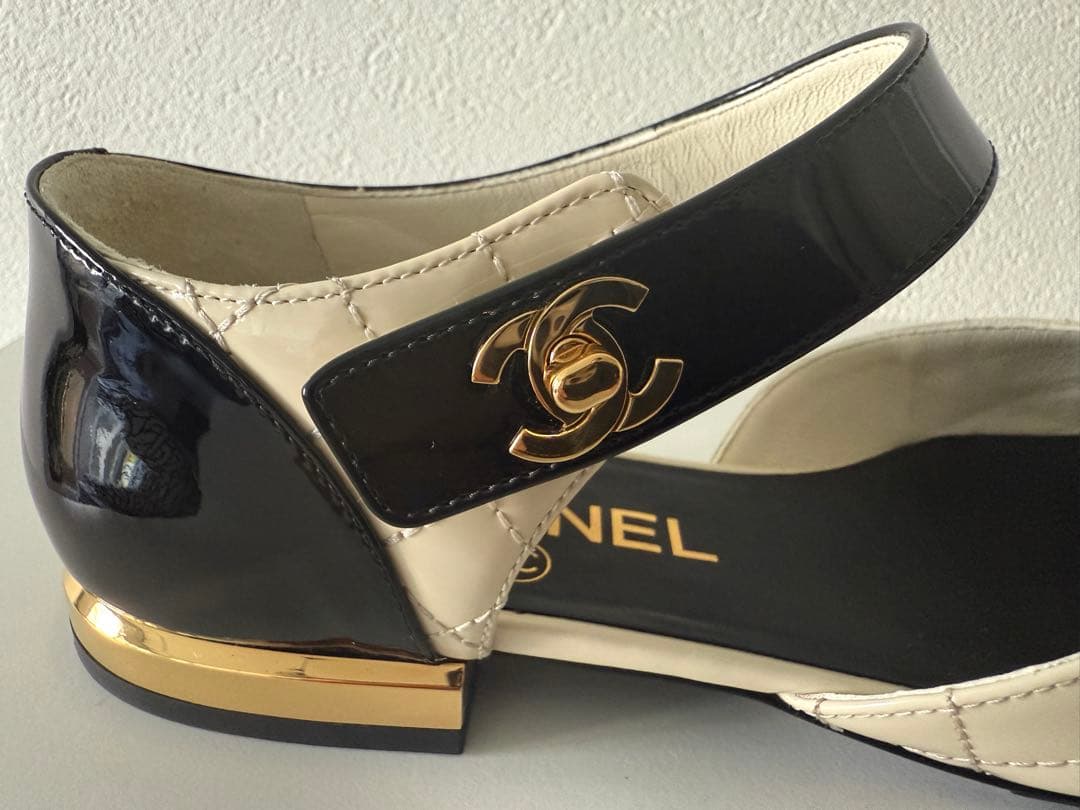 値下げ！超美品CHANEL メリージェーン バレリーナ　37