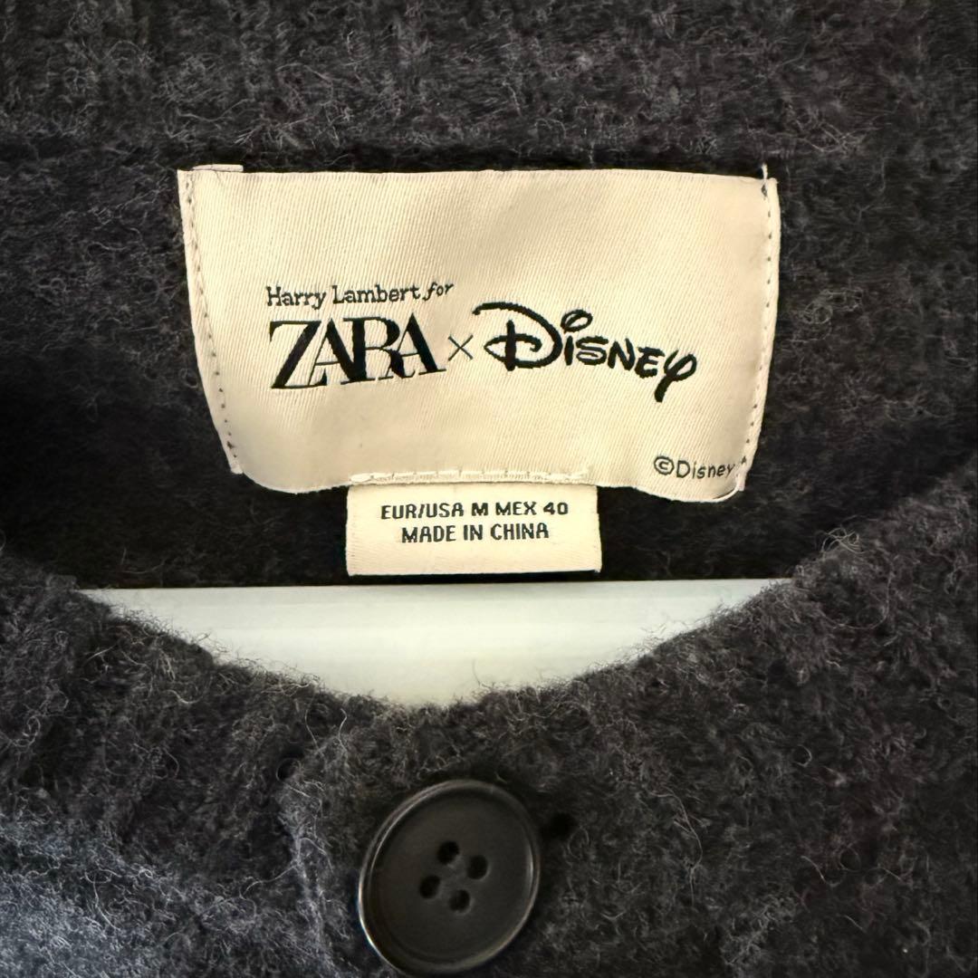 ZARA Disney ミッキーマウスウールカーディガン M