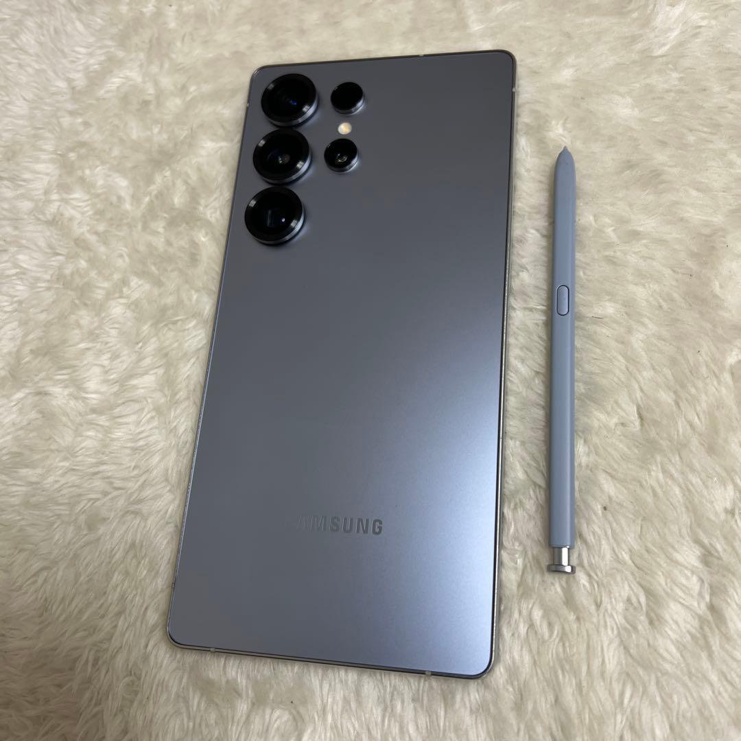 Galaxy S25 ultra 256GB シルバーブルー 美品 a02