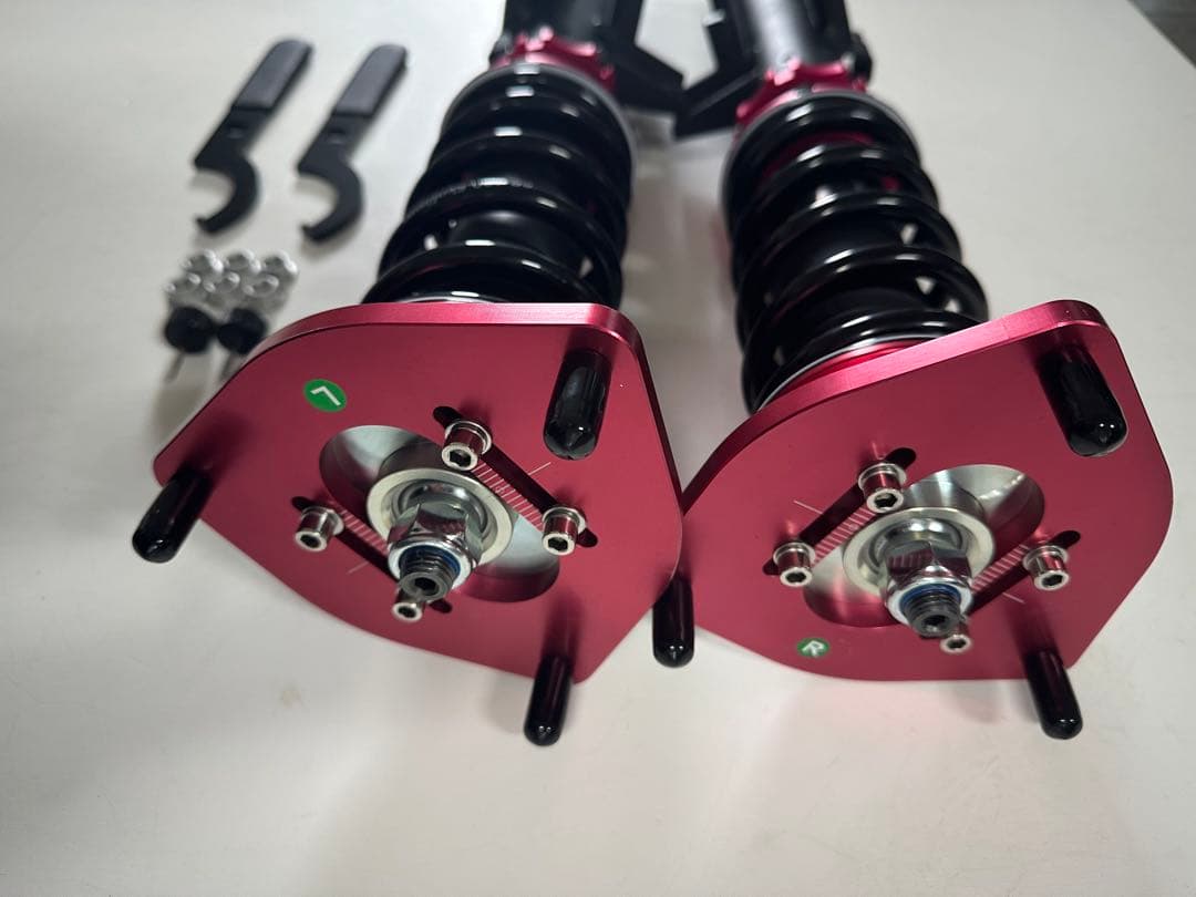 50プリウスフルタップ減衰36段調整車高調フロント左右セット