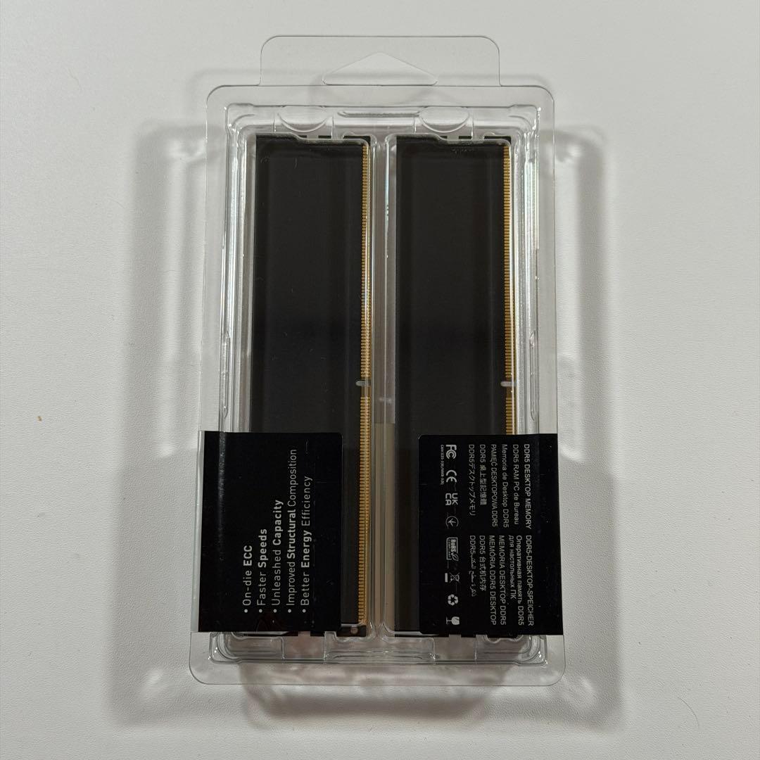 【新品未開封】Team DDR5-6400 32GBメモリ（16GBx2）