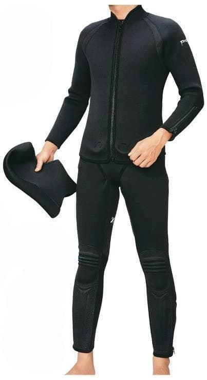 新品】 阪神素地 ウエットスーツ ダイビング 4点セット スポンジ厚さ5mm