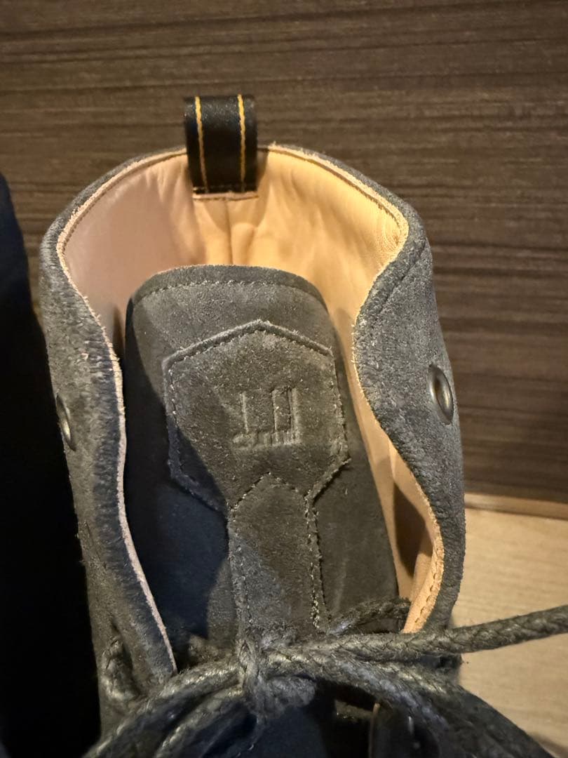 ダンヒル スエード カントリーブーツ Vibramソール イタリア製