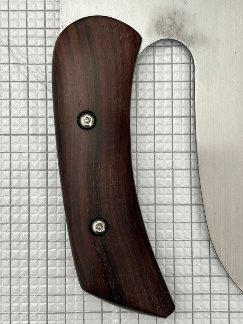 仙助 包丁 麺切り包丁 蕎麦包丁 安来鋼青紙二号 330mm 黒檀曲柄