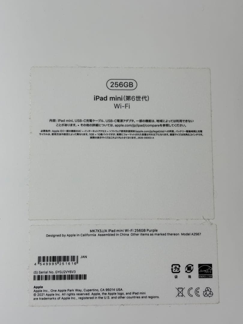 iPad mini (第6世代) 256GB Wi-Fi pencil付き