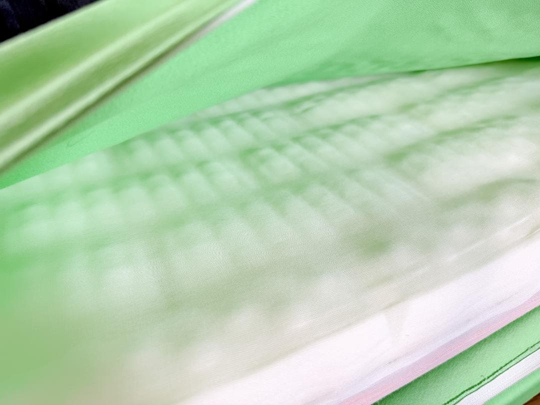 ヘルスウェーブゴールド すややか 三つ折り健康敷布団 グリーン