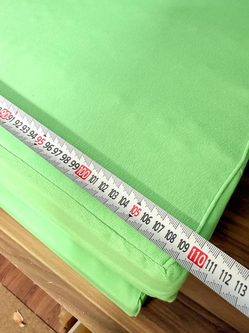 ヘルスウェーブゴールド すややか 三つ折り健康敷布団 グリーン