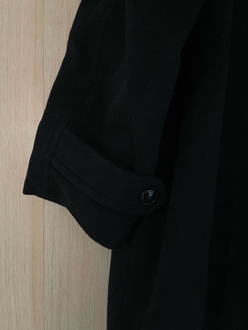 かぐれ　ウールシングルPコート　NAVY