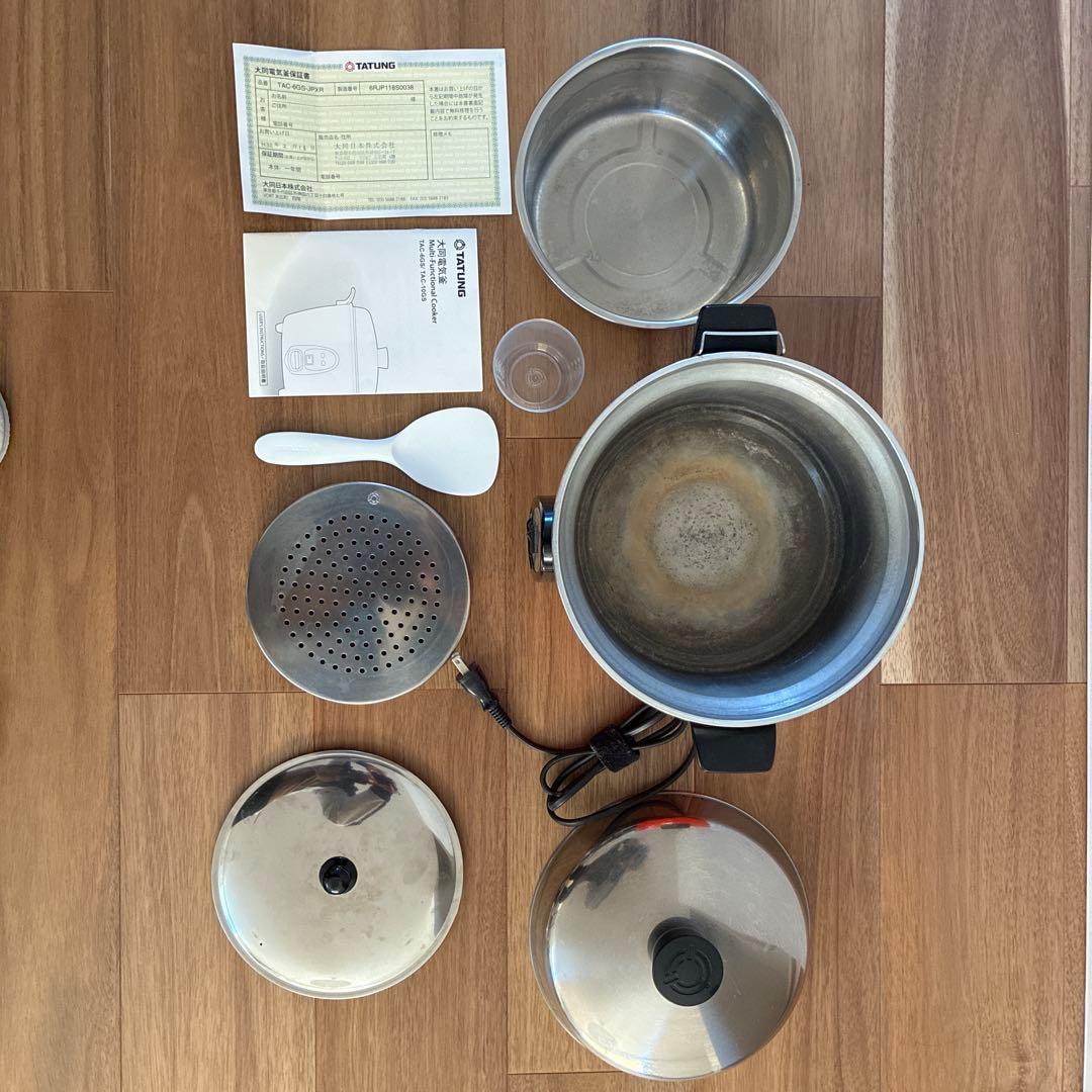 TATUNG 大同電気釜　TAC-6GS-JPXR 大同電鍋