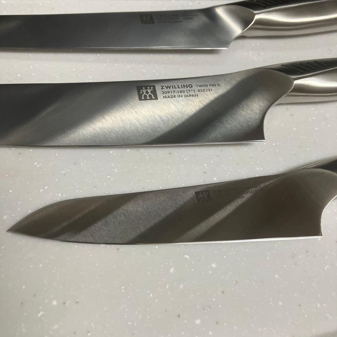 ツヴィリング ツイン フィン2 包丁 3本 （バラ売り相談可）