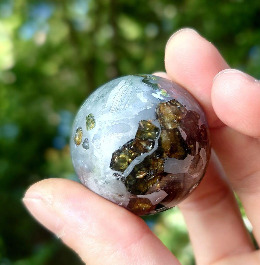 隕石 ボール セイムチャン 丸玉　パラサイト 186g ⭐⭐⭐