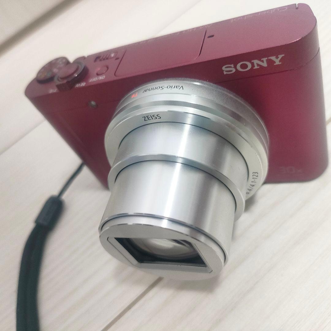 [極美品]SONY DSC-WX500 レッド コンパクトデジタルカメラ