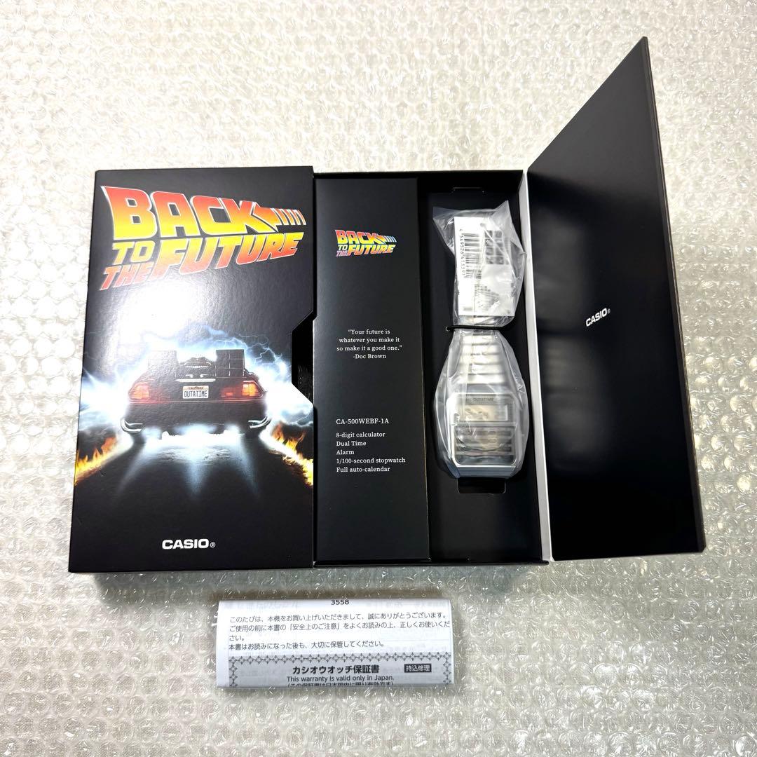 CASIO腕時計 BACK TO THE FUTUREコラボ カシオ　新品