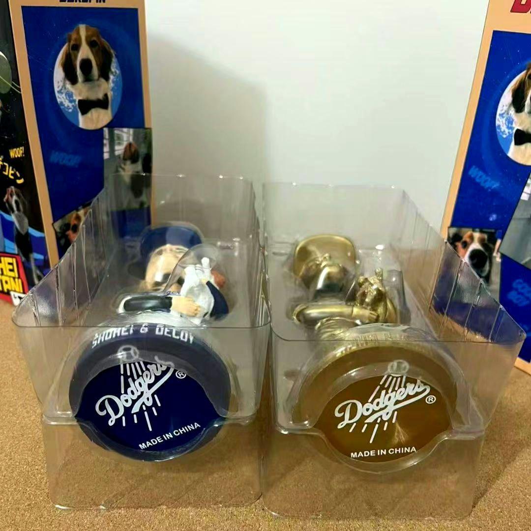 限定品金色 大谷翔平 デコピン バブルヘッド +大谷翔平 デコピン ボブルヘッド
