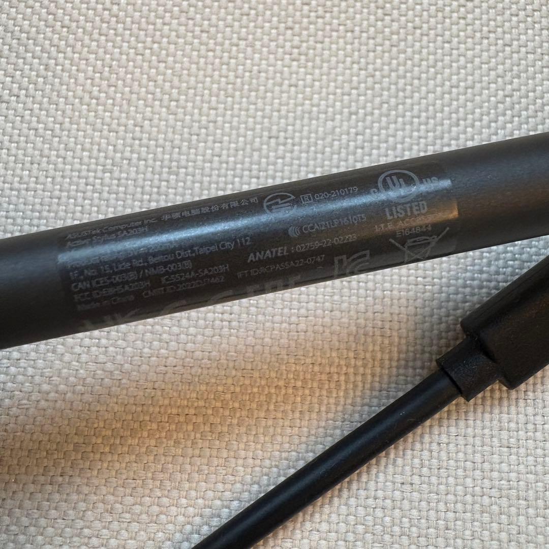 ASUS スタイラスペン ブラック ASUS Pen 2.0 SA203H