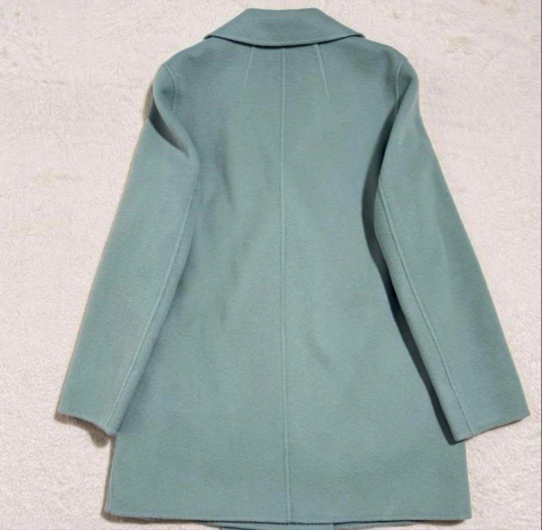 セオリー　ウール　カシミヤ　ダブルフェイスコート　カシミヤ混　Pコート　22AW