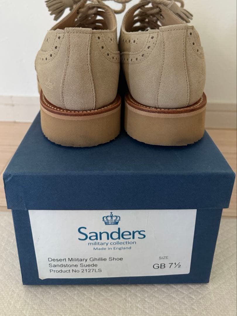 【美品】SANDERS サンダース レザーシューズ