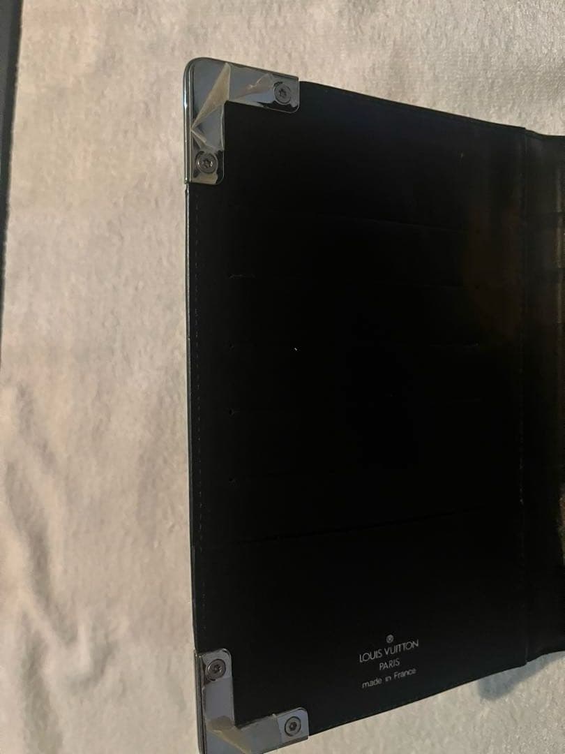 ルイヴィトンエピ黒い合成皮革 A5 た手帳リングバインダー