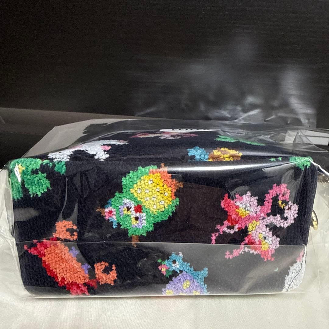 【定価での販売】フェイラー　ファンキーフォーチュン　ミニキューブバッグネイビー