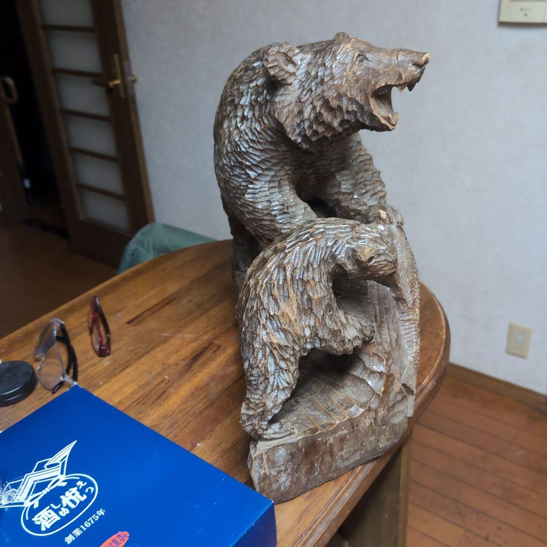 プロの方必見！熊の置き物