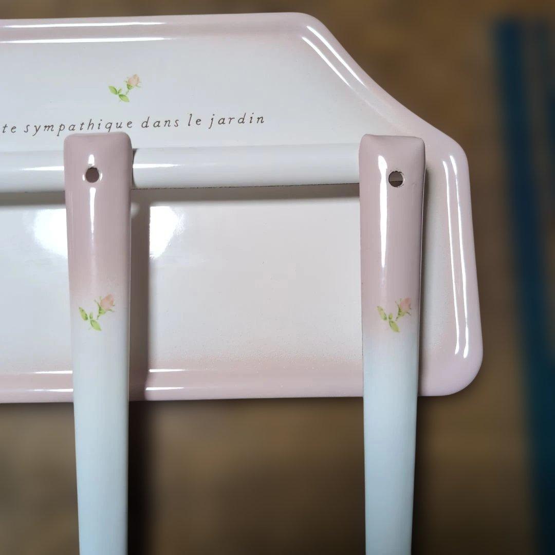 イマン、ホーローレードルラックセット