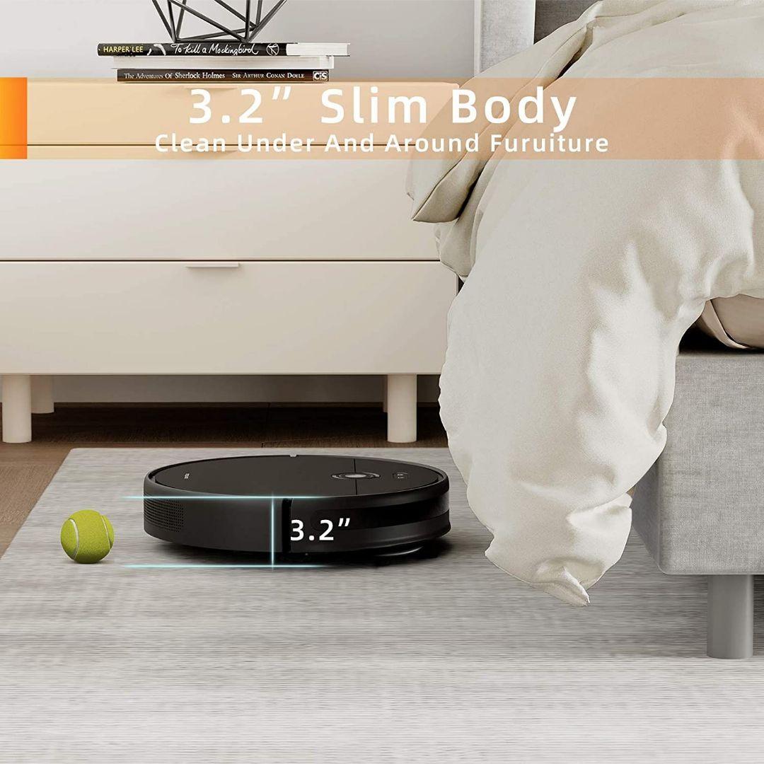 新品未使用 ロボット掃除機 3000Pa強力吸引 5200mAh 大容量 水拭き