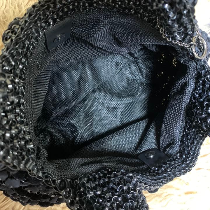 アンテプリマ　テクニコ　ワイヤーバッグ　ヴォルーメ　ベルベット　ベロア　リボン