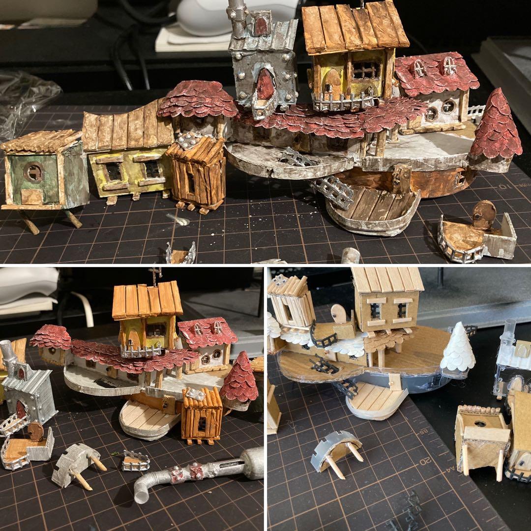 ハウルの動く城　ジオラマ